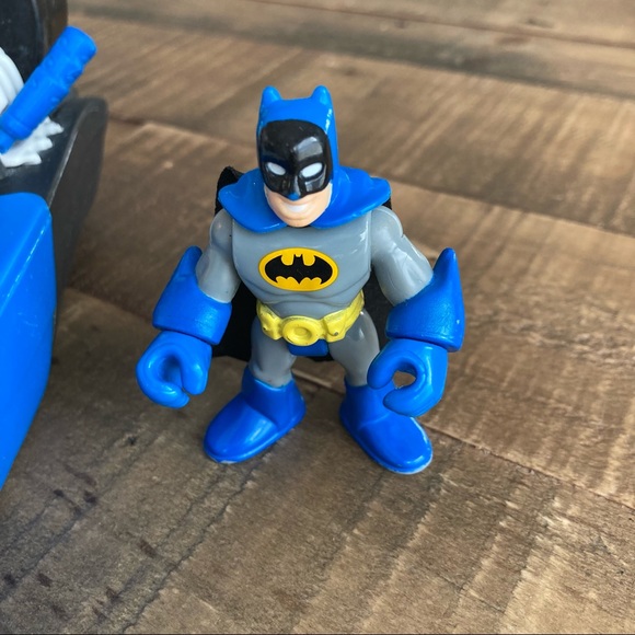Imaginext Batman Spaceship & Robin DC Superhero Set of 3 with Two Characters - Picture 8 of 13